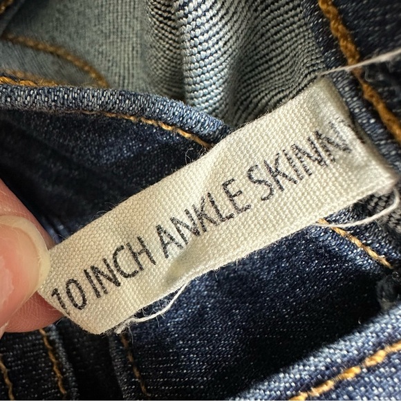 Rag & Bone 10” Ankle Skinny Jean Mad River Blue 26 - Picture 11 of 13